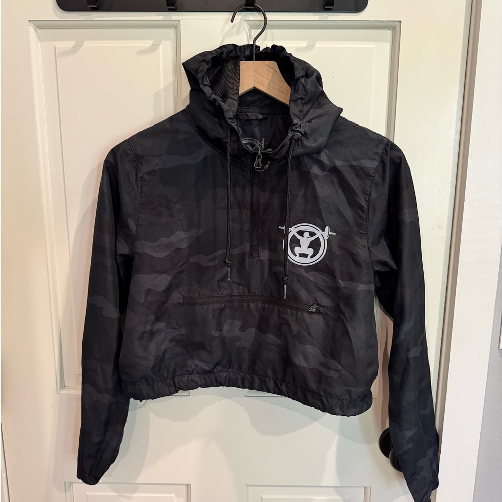 Black Camouflage Women's Hoodie